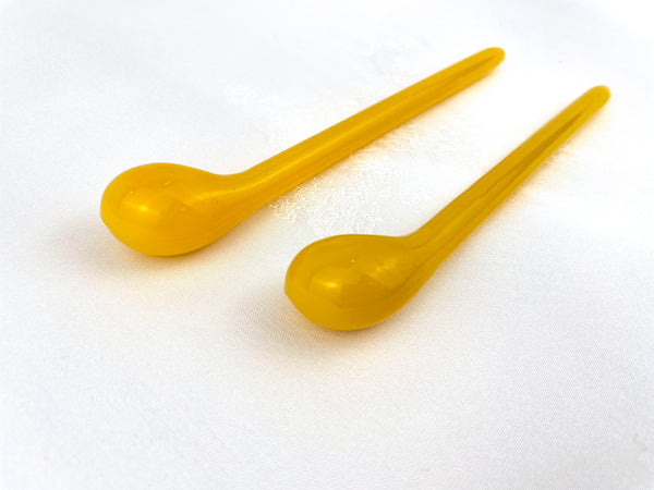 Yellow Minimalist Traditional Korean Hair Pin Ornament