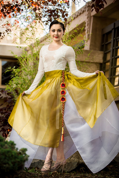 Sheer Skirt Overlay - LEEHWA WEDDING