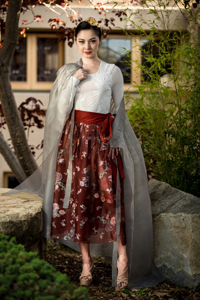 Sheer Skirt Overlay - LEEHWA WEDDING
