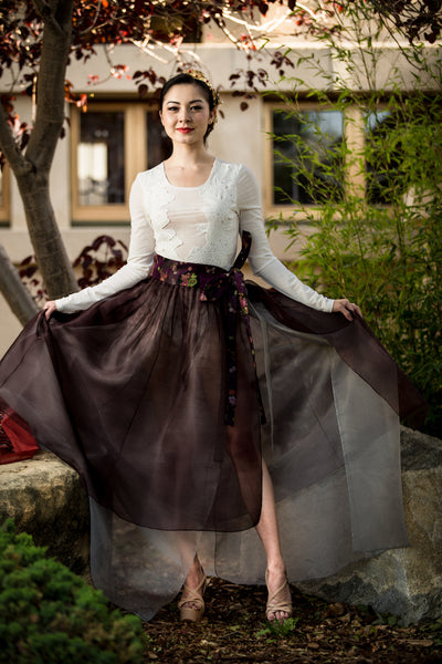 Sheer Skirt Overlay - LEEHWA WEDDING