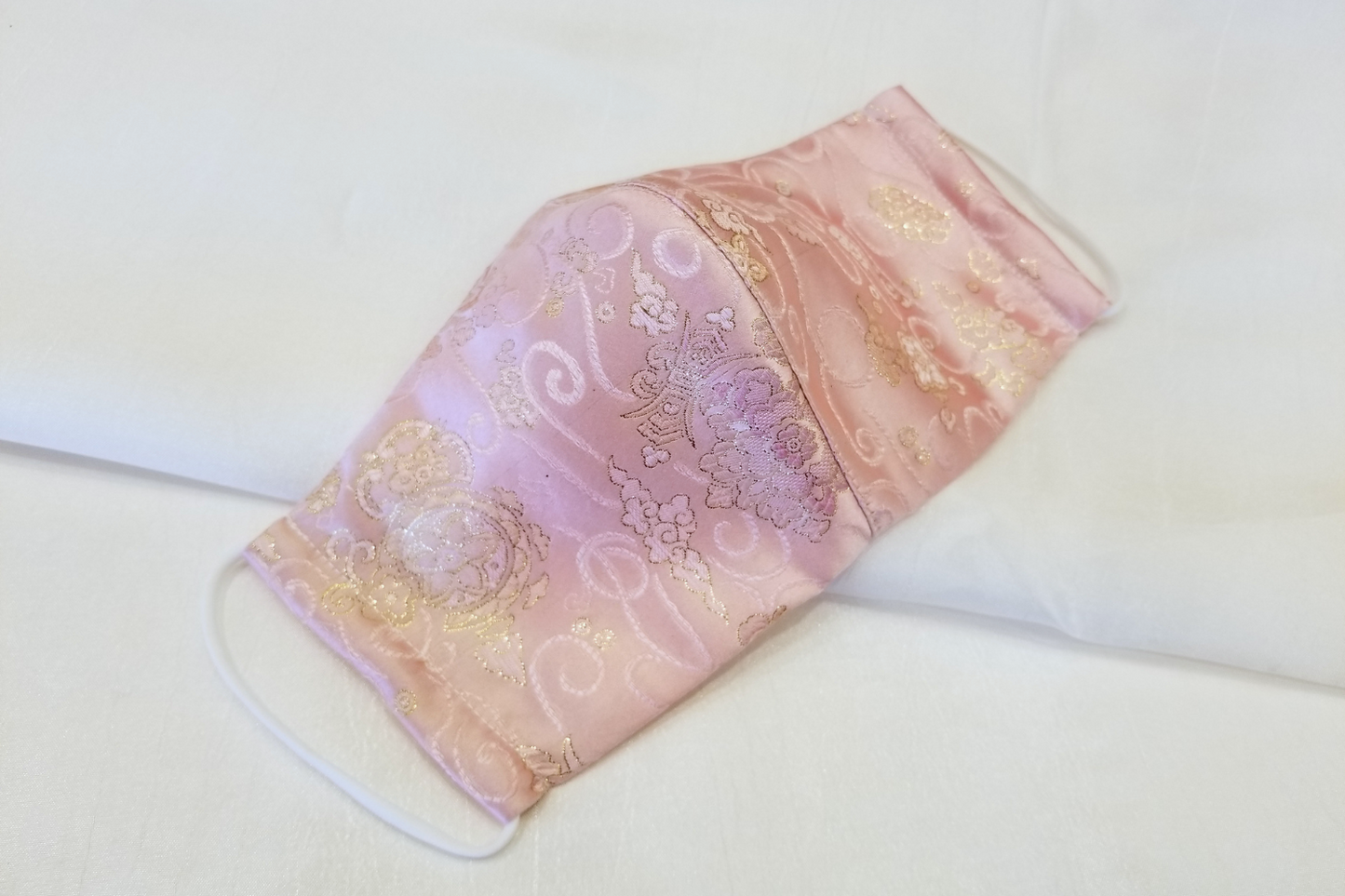 Pink Premium Silk Mask