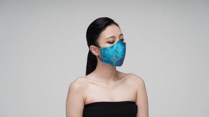 Teal Satin Mask - LEEHWA WEDDING