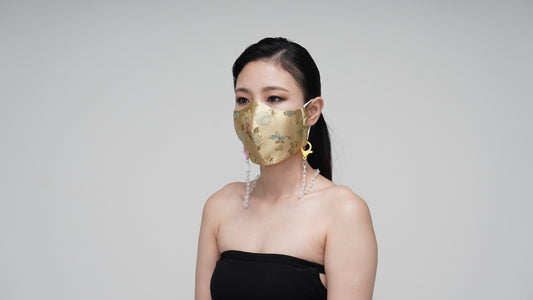 Caramel Satin Mask - LEEHWA WEDDING