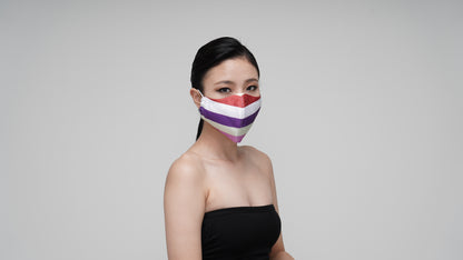 Terra Cotta Rainbow Mask - LEEHWA WEDDING