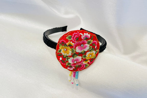 Bouquet Traditional Korean Embroidered Headband