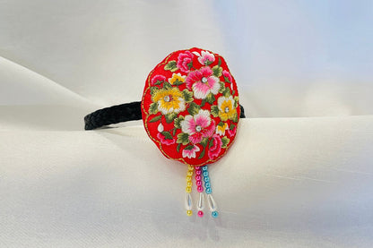 Bouquet Traditional Korean Embroidered Headband