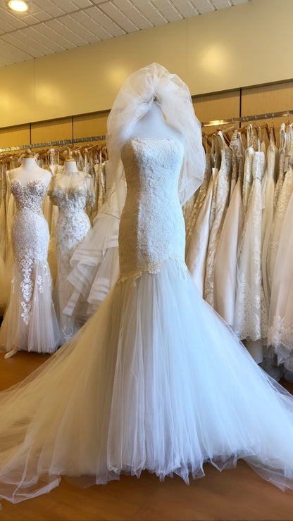 Blue Enzoani Emporia - LEEHWA WEDDING