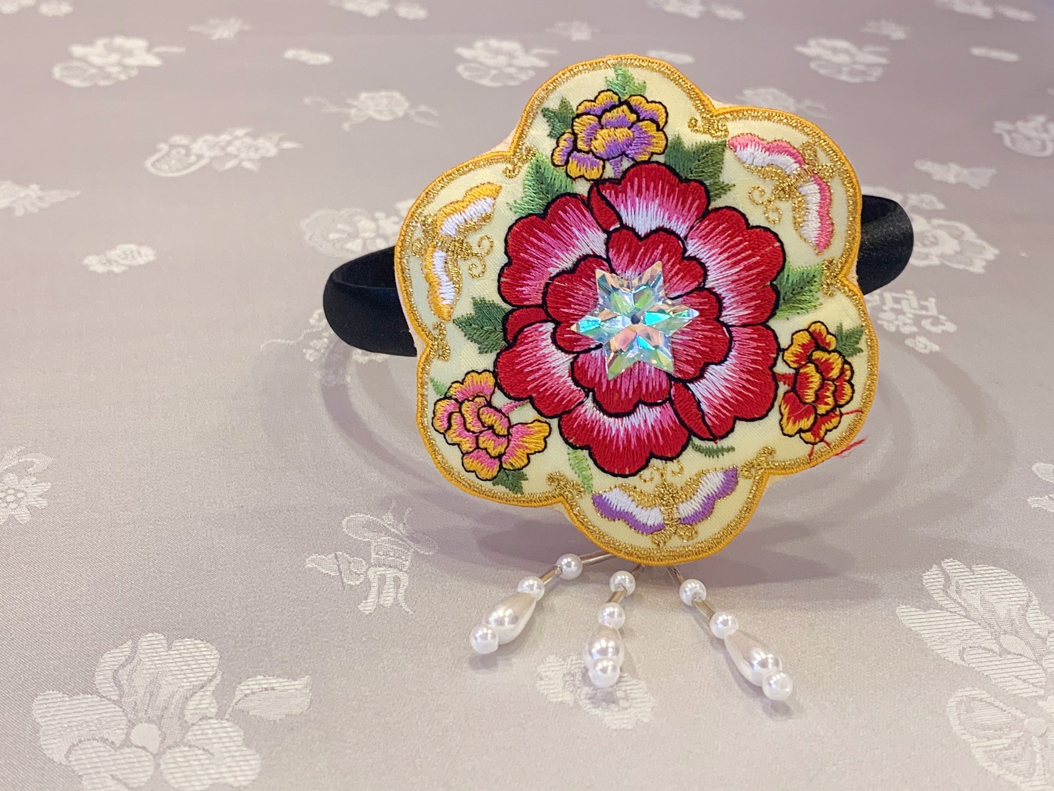 Celestial Korean Traditional Embroidered Headband
